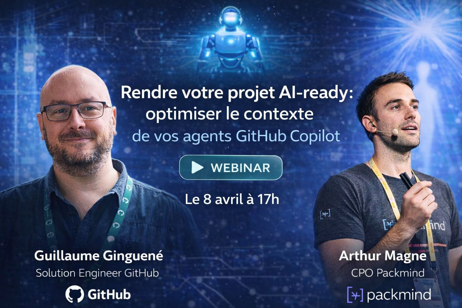 Webinar: Rendre votre projet AI-ready avec GitHub Copilot et Packmind